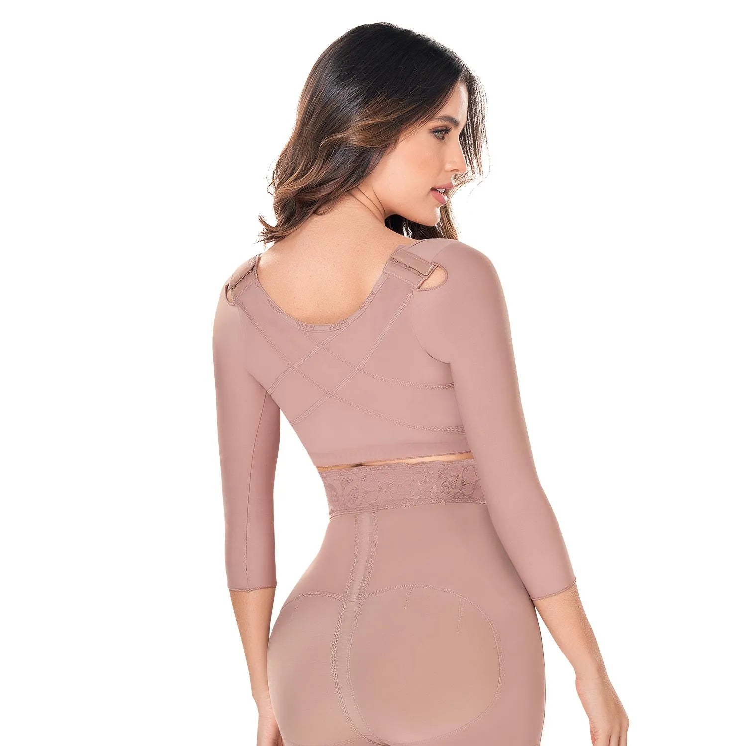 Faja post cirugía tipo body con compresión y soporte – Ann Chery 5180