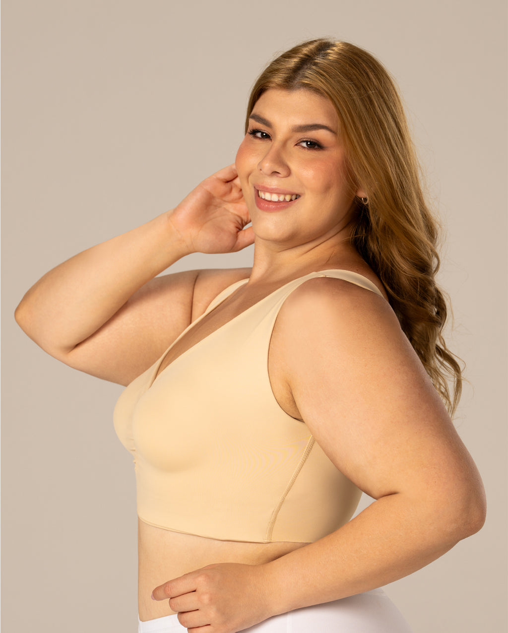 Top de realce seamless Fajas MyD Control Fresh B06006