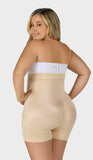 Short extra court, taille extra haute, avec renfort abdominal SXA0216 par Fajas M&amp;D®