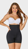 Short extra court, taille extra haute, avec renfort abdominal SXA0216 par Fajas M&amp;D®