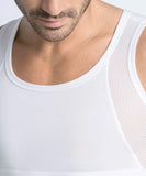 Camiseta de compresión moderada en abdomen y zona lumbar en algodón elástico de Leonisa® 035013