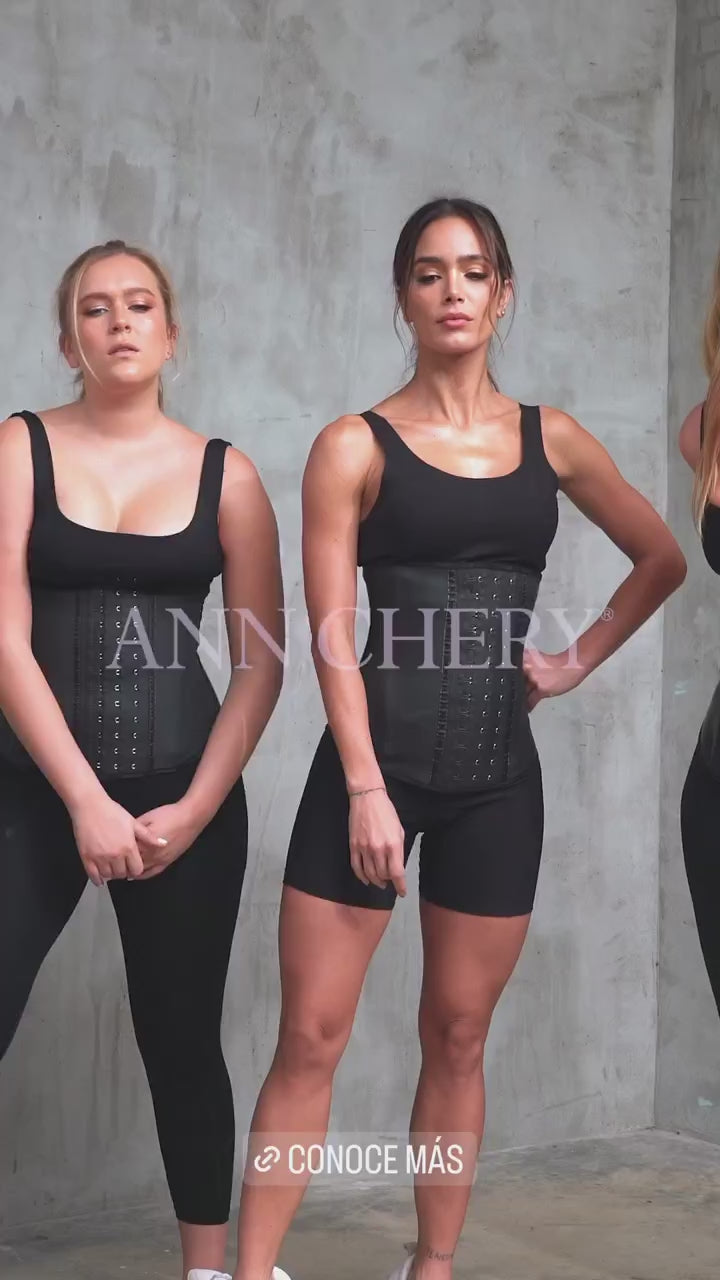 Cinturilla deportiva de látex para entrenar y moldear cintura – Ann Chery 2023