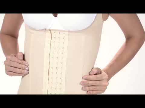Vest Free breasts Covered back Wide straps C4055 by Fajas M&amp;D